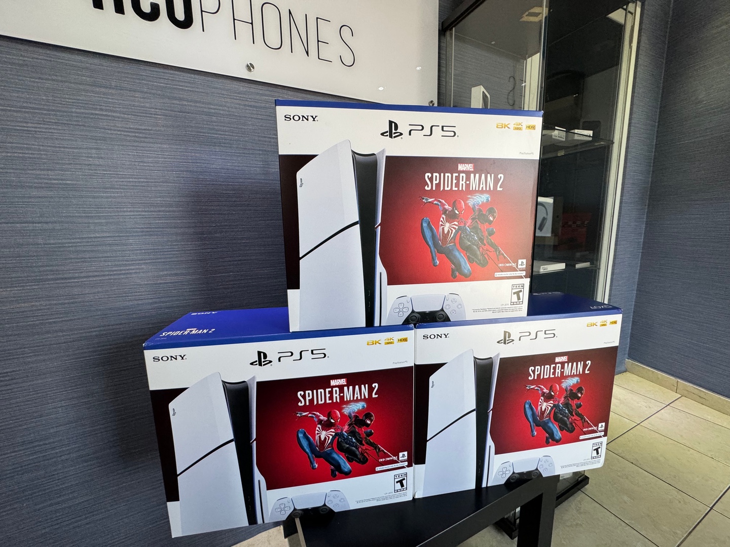 computadoras y laptops - Consola PS5 SLIM incluye Juego Spider Man 2 Sellado Version Disco