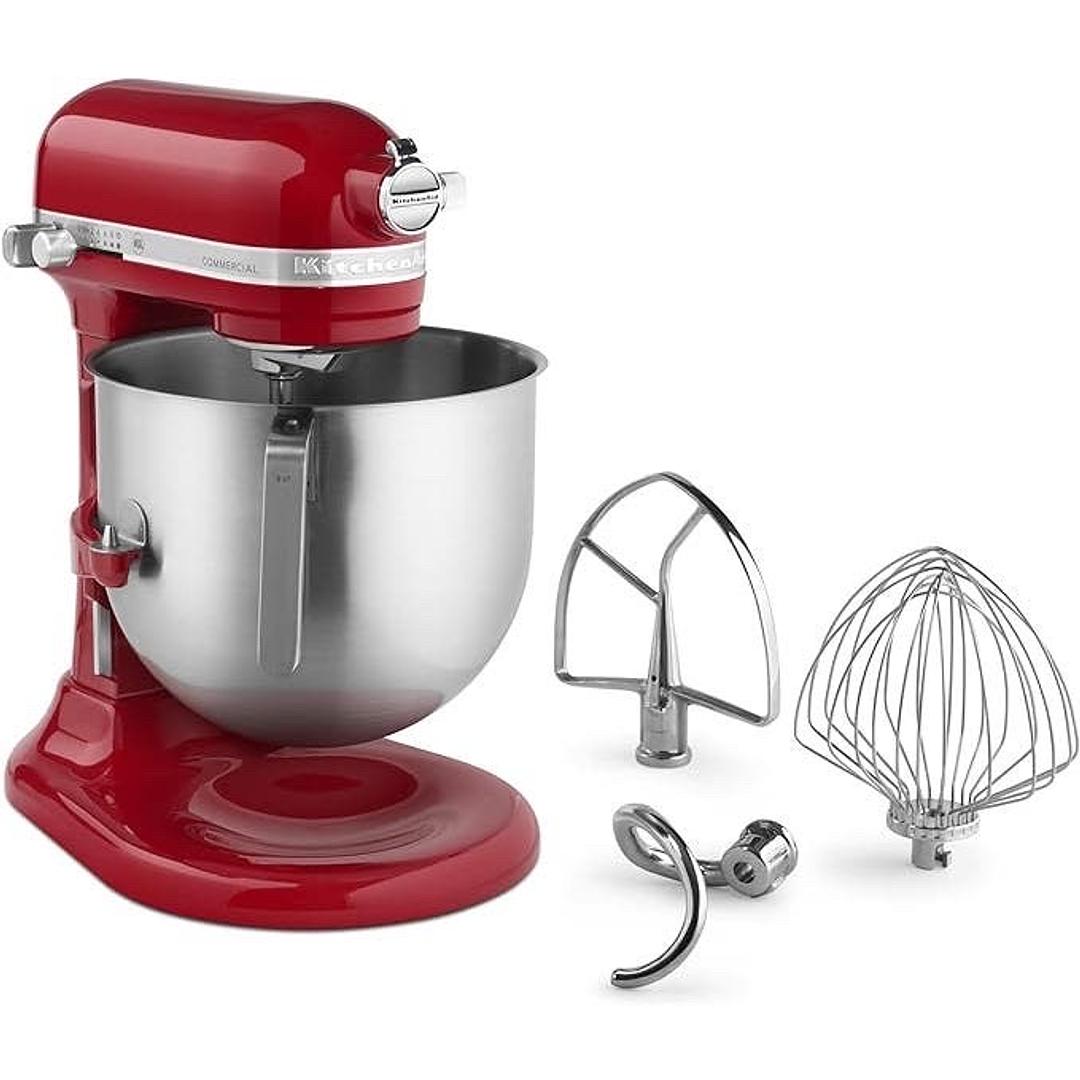 electrodomesticos - BATIDORA DE REPOSTERÍA KITCHENAID ROJA EN SU CAJA