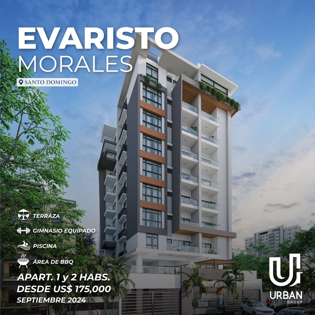 apartamentos - Apartamentos de 1 & 2 Habitaciones desde US$175,000 en Evaristo Morales