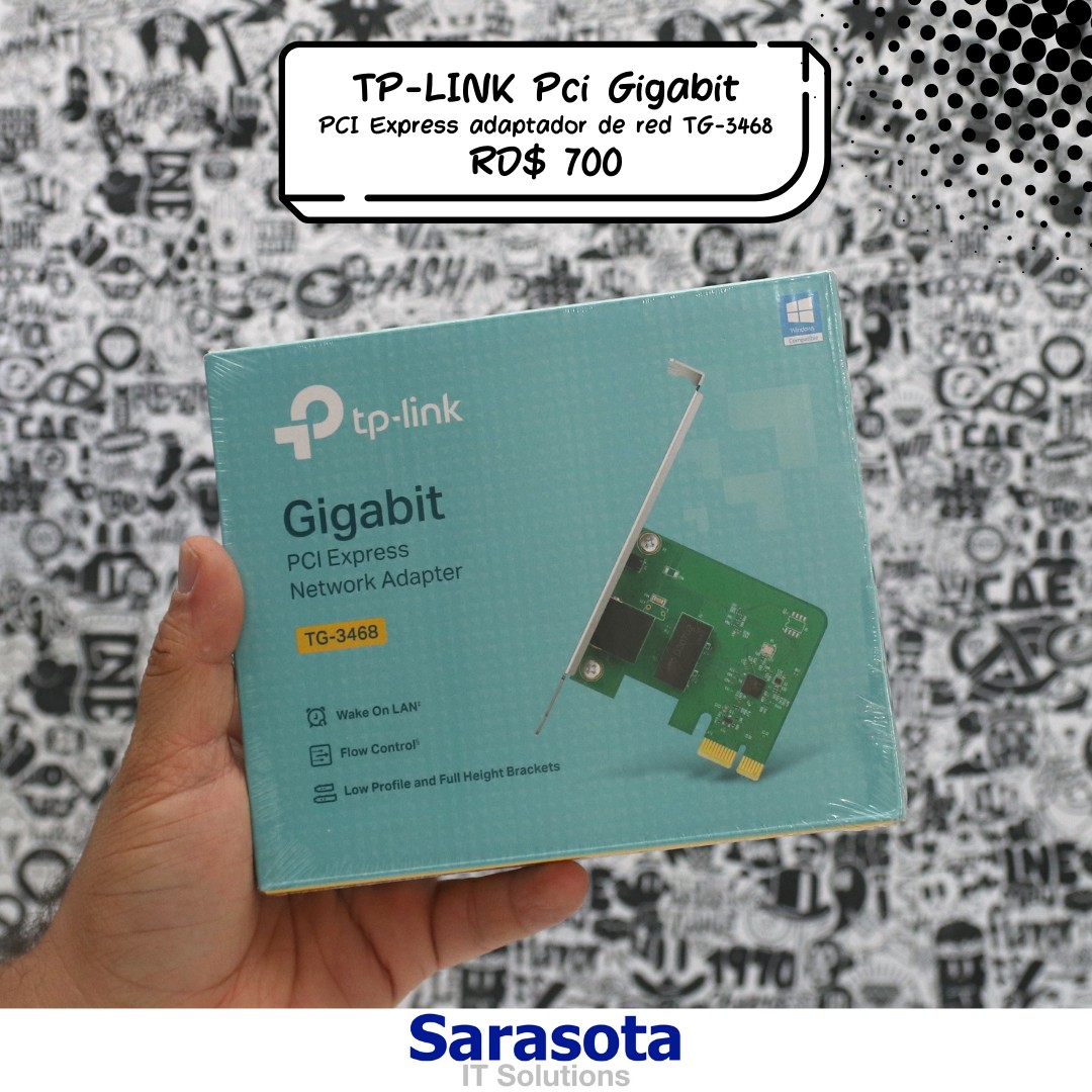 accesorios para electronica - TP-Link Adaptador PCI express Gigabit TG-3468 PCIE