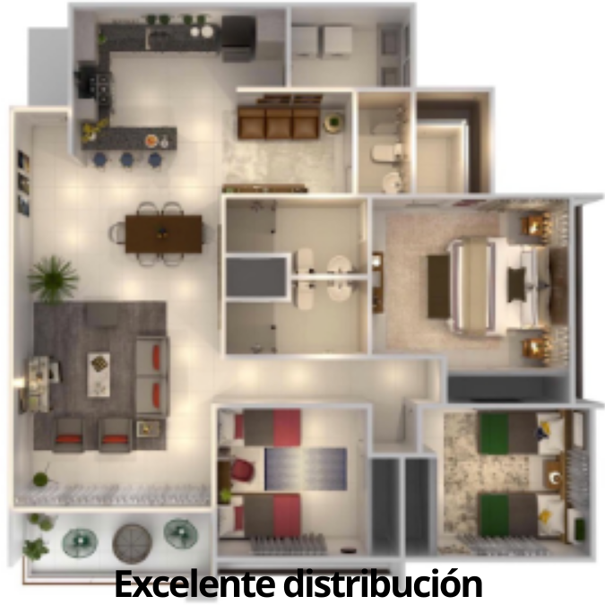 apartamentos - Apartamento en Venta Próximo al Parque Mirador Sur 9