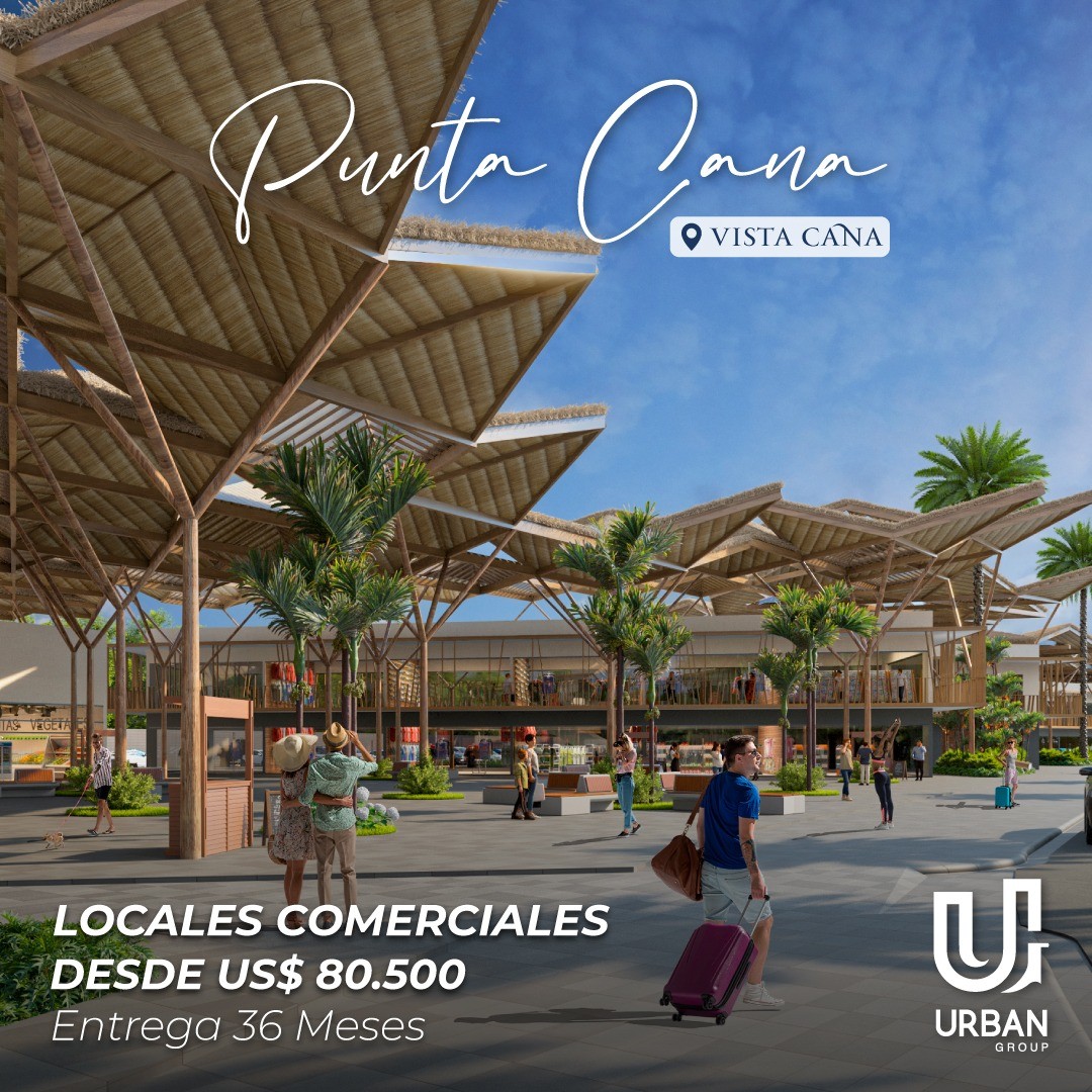 oficinas y locales comerciales - Locales Comerciales desde US$80,500 en Vistacana Punta Cana 1