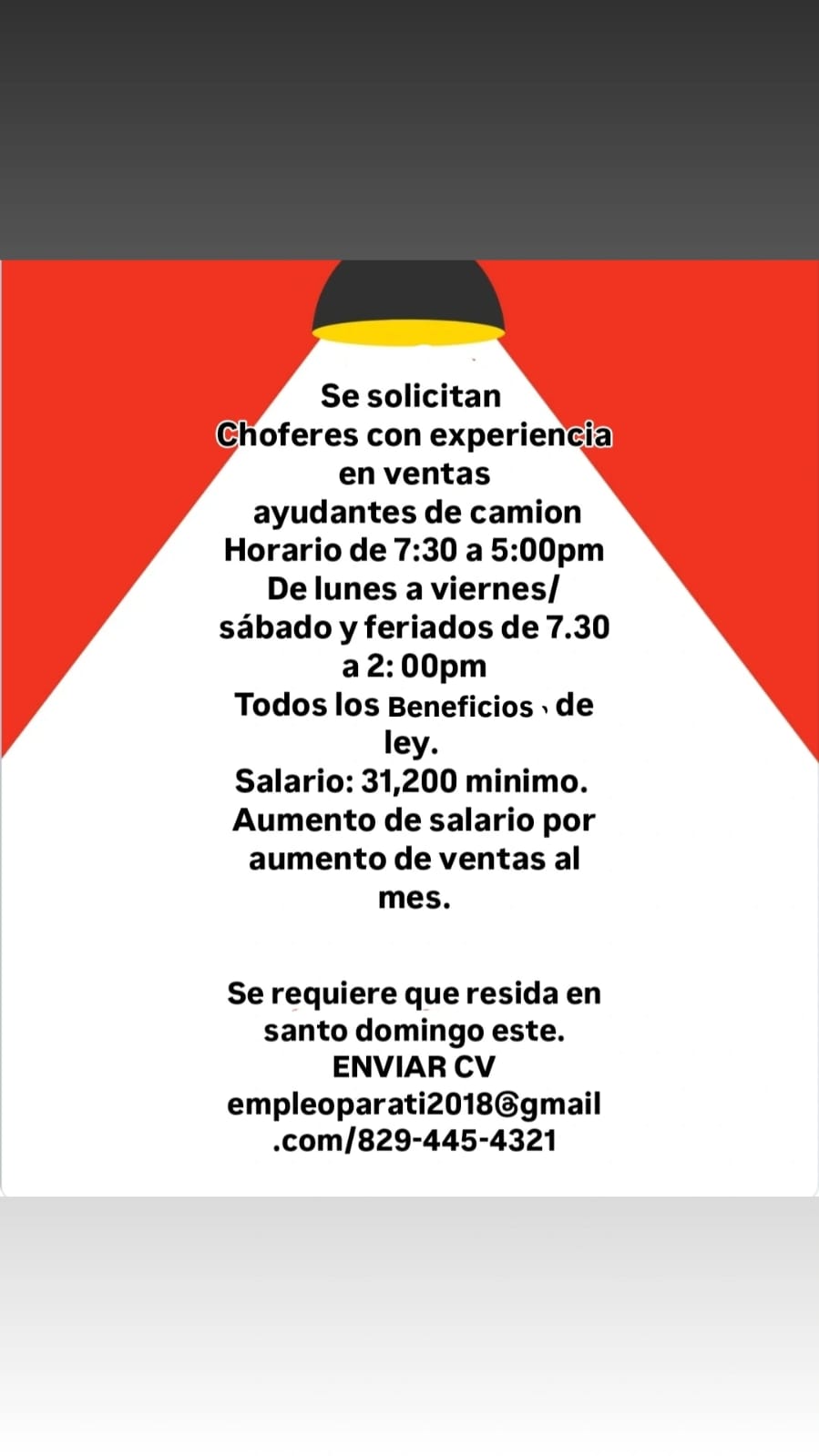 empleos disponibles - SE SOLIVITAN VENDEDORES Y AYUDANTES