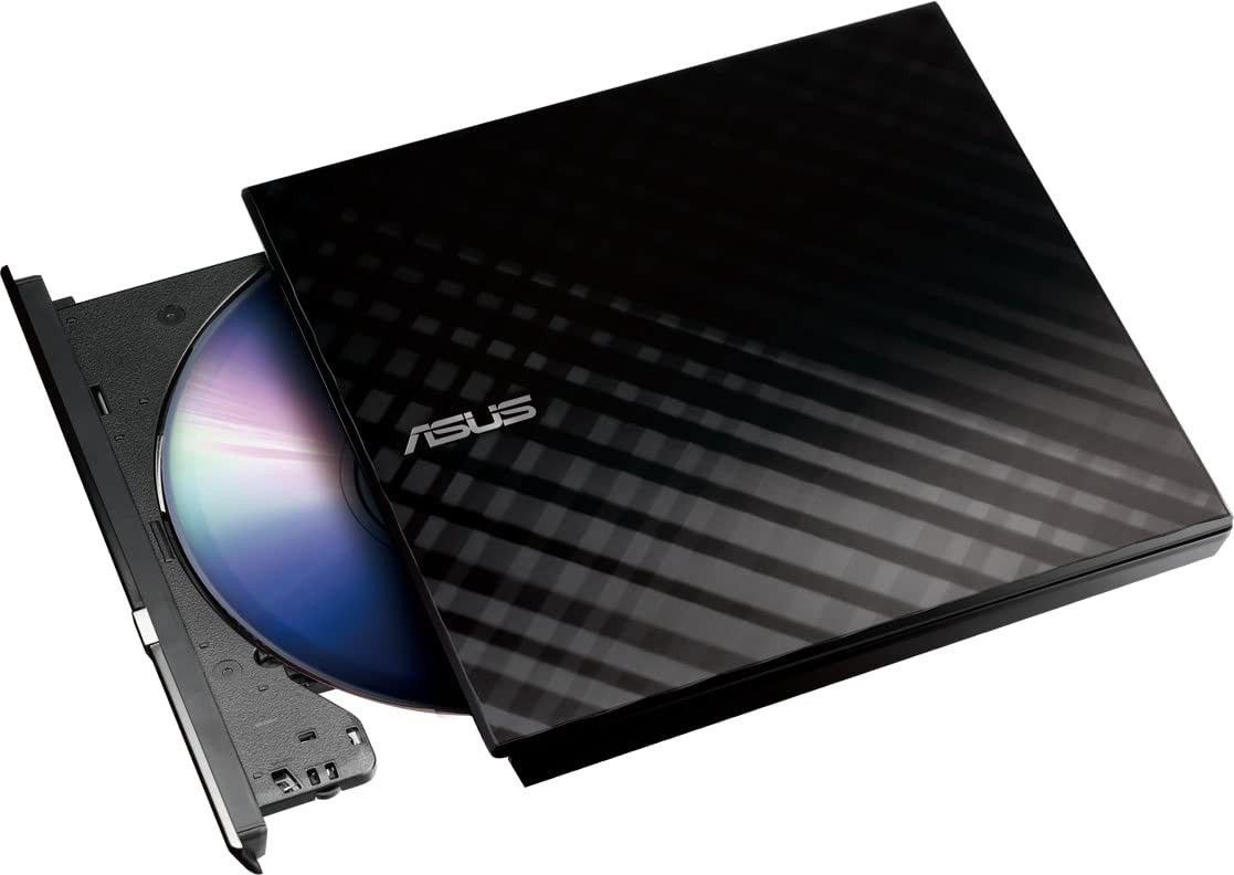 computadoras y laptops - DVDRW (quemadora) EXTERNO ASUS 8X SLIM, SDRW-08D2S-U/BLK/G/AS, NEGRO 0