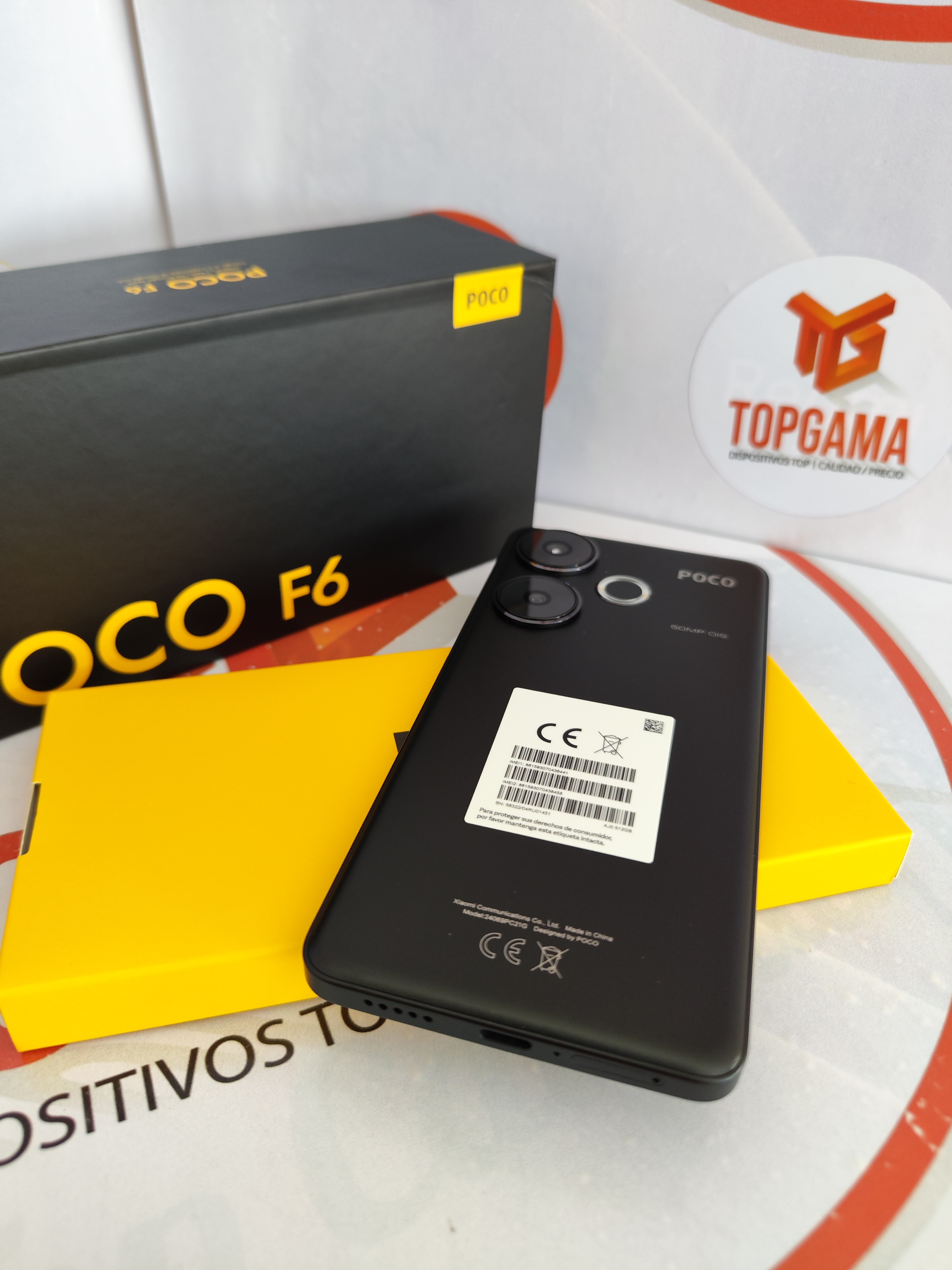 celulares y tabletas - POCO F6 5G, 12 GB RAM + 512 GB ROM 5