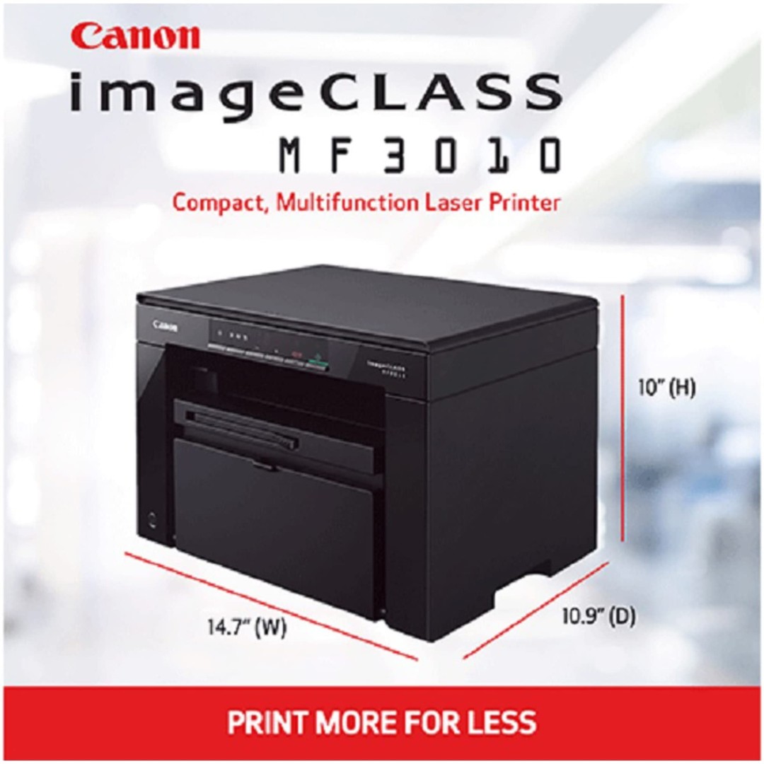 impresoras y scanners - IMPRESORA,COPIA,ESCANER CANON IMAGECLASS MF3010VP LASER BLANCO/NEGRO 