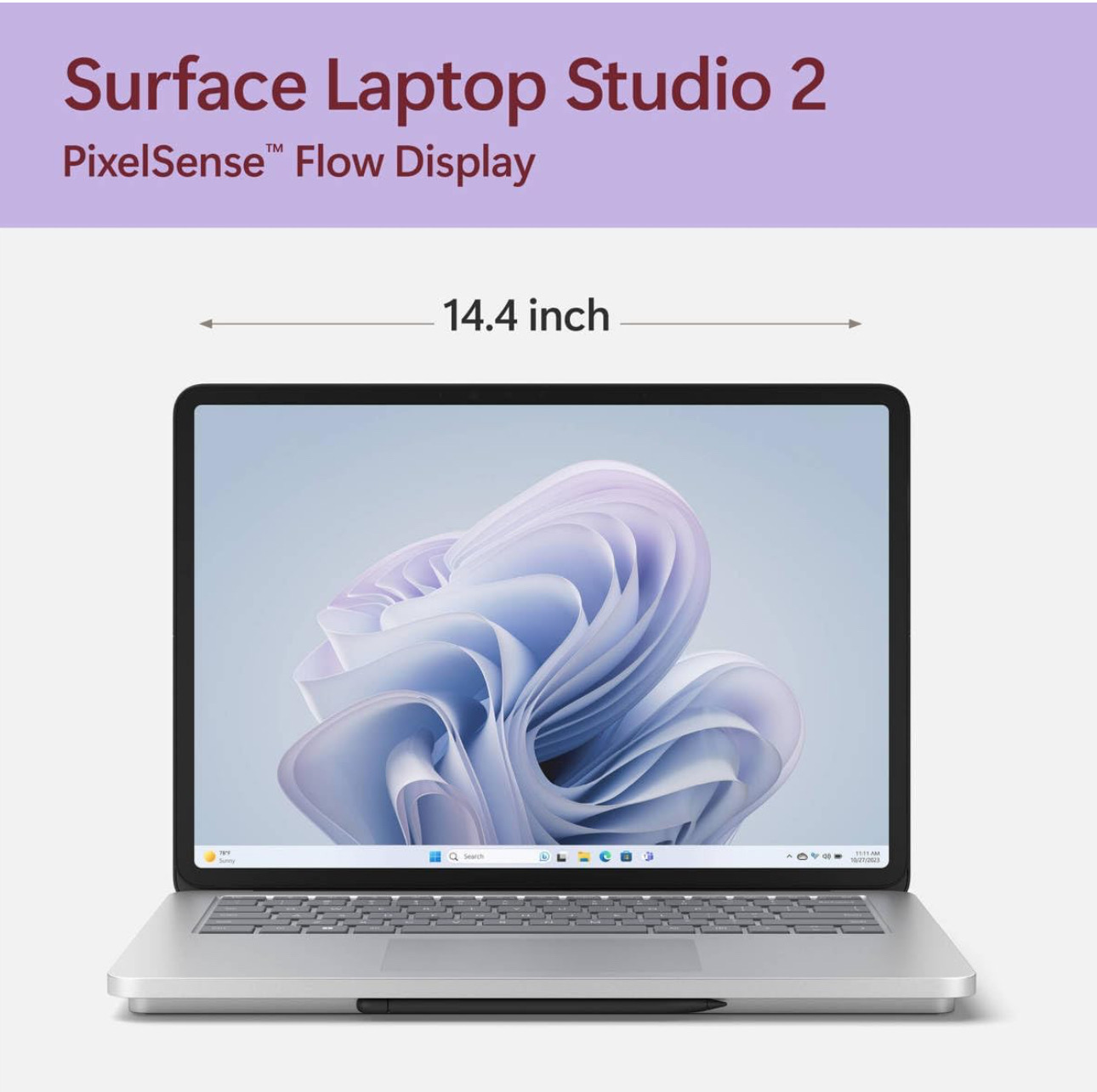 computadoras y laptops - Microsoft Surface Laptop Studio 2 14.4” 512GB/16GB RTX 4050 i7 4