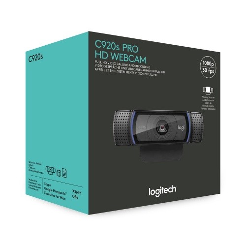 computadoras y laptops - CAMARA WEB LOGITECH HD PRO C920S, 2 MP, 1080P, VIDEO CALLING  2