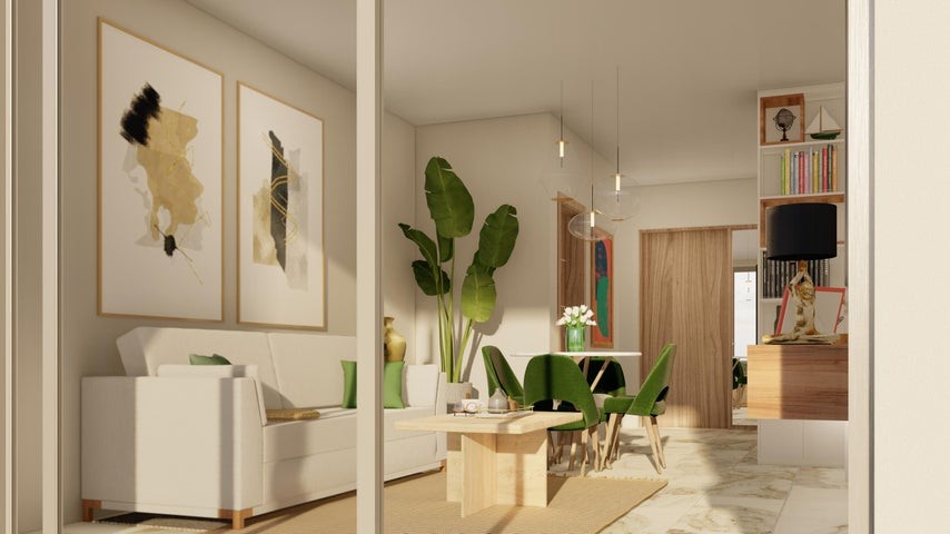 apartamentos - Proyecto en venta Punta Cana #23-2302 un dormitorio, balcón, piscina, Gym.
