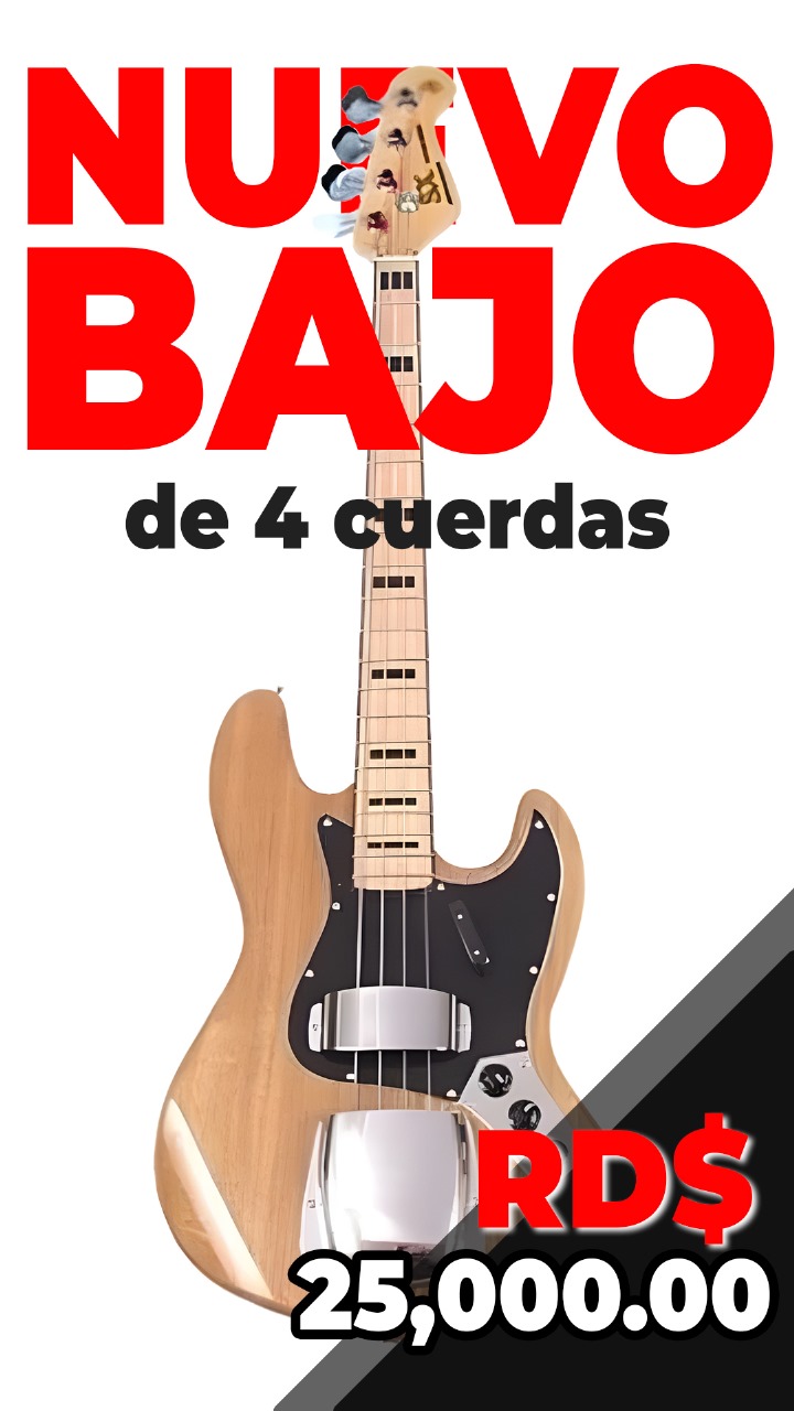 instrumentos musicales - Bajo de 4 Cuerdas Nuevo