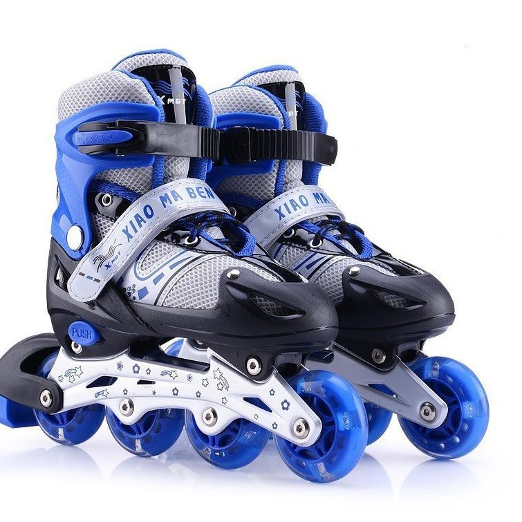 juguetes - PATINES NIÑOS Y ADULTOS SIZE 31 AL 41 patines en linea patineta luz led 3